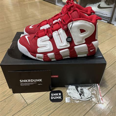 supreme nike uptempo fake|nike uptempo images.